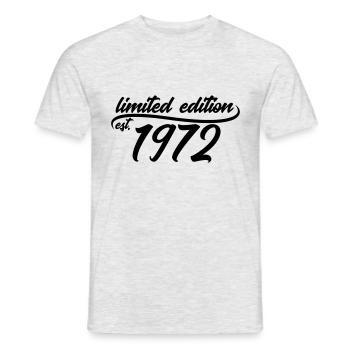 Limited Edition est 1972 - Männer T-Shirt - Grau meliert - Vorne - AI Model Male 178 dark (178cm)