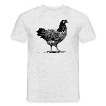 Poulets pré-boursinaires poulet poulet - T-shirt homme - gris chiné - Devant - AI Model Male 178 dark (178cm)