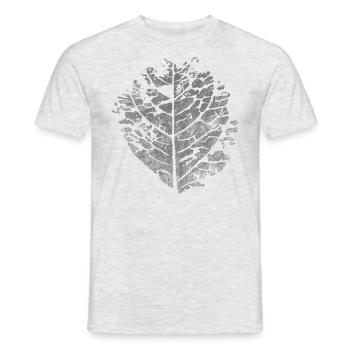 Leaf - Japan Knotweed - Men's T-Shirt - heather grey - Front - AI Model Male 178 dark (178cm)