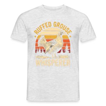 Auerhahn - Männer T-Shirt - Grau meliert - Vorne - AI Model Male 178 dark (178cm)