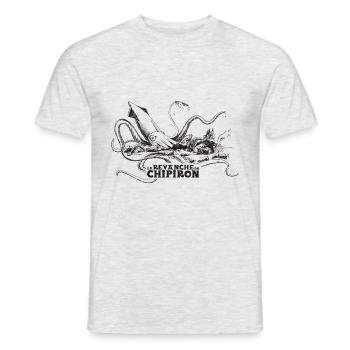 TSHIRT-Chipiron - Men's T-Shirt - heather grey - Front - AI Model Male 178 dark (178cm)