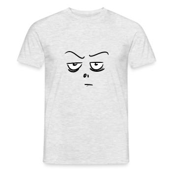 Mauvaise humeur - T-shirt homme - gris chiné - Devant - AI Model Male 178 dark (178cm)