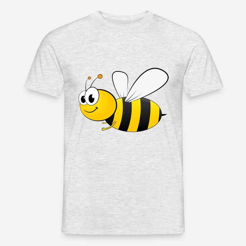 fleißiges Bienchen - Männer T-Shirt - Grau meliert