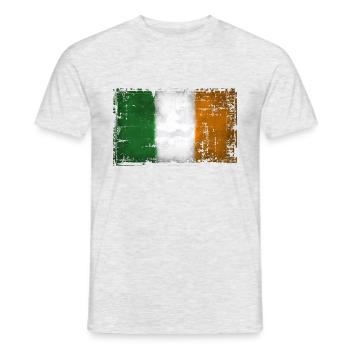 Irlande - Irlande - T-shirt homme - gris chiné - Devant - AI Model Male 178 dark (178cm)