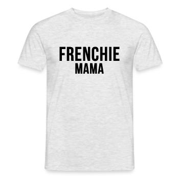 Frenchie Dog Mum Pet Dog Mum Gift - Men's T-Shirt - heather grey - Front - AI Model Male 178 dark (178cm)