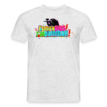 J'peux pas j'ai paintball - T-shirt homme - gris chiné - Devant - AI Model Male 178 dark (178cm)