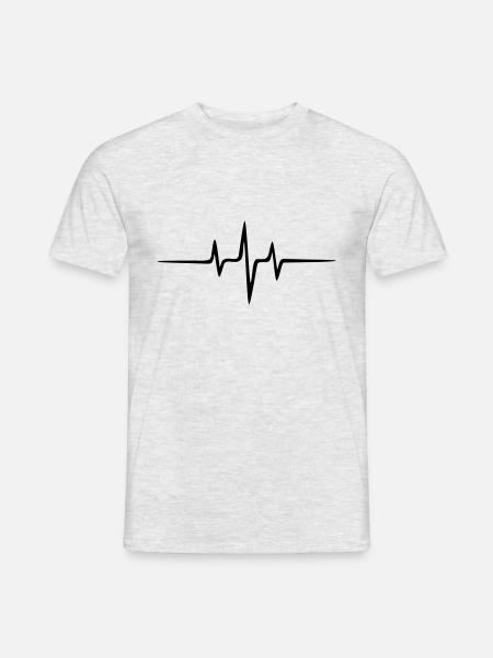 Music Dub Techno House Dance Electro Minimal Psy - Männer T-Shirt - Grau meliert