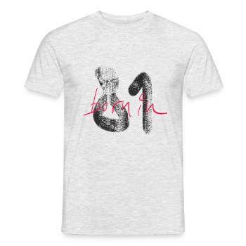 Born in 1981 - Men's T-Shirt - heather grey - Front - AI Model Male 178 dark (178cm)