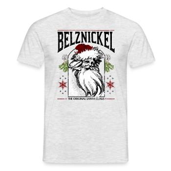 Belznickel Pfalz Weihnachtsmann Weihnachten - Männer T-Shirt - Grau meliert - Vorne - AI Model Male 178 dark (178cm)