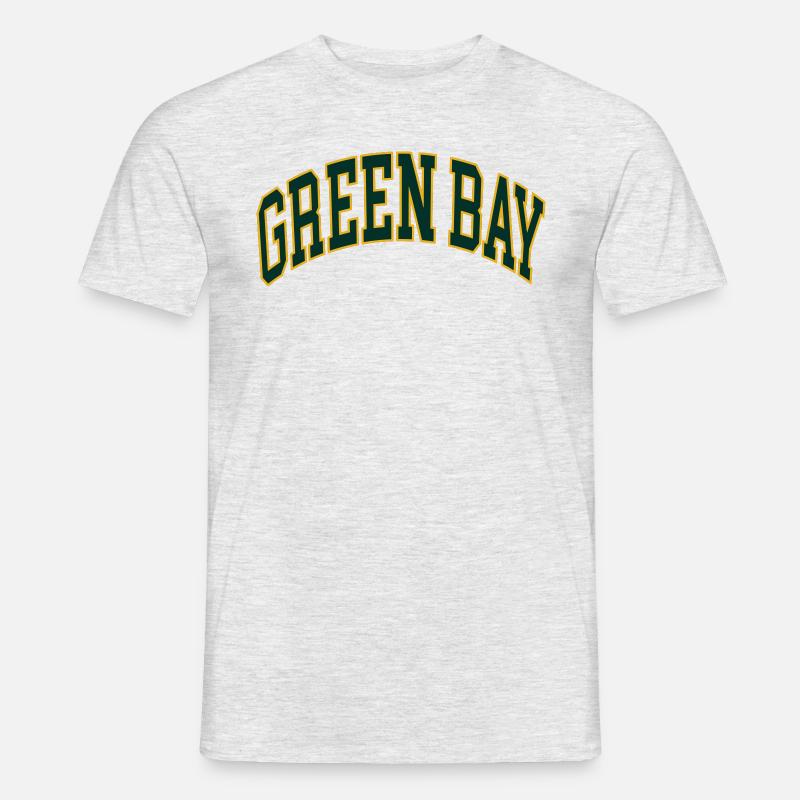 Green Bay - Männer T-Shirt - Grau meliert