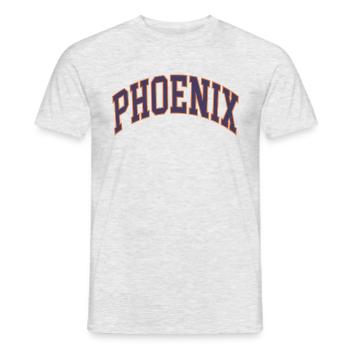 Phoenix - Men's T-Shirt - heather grey - Front - AI Model Male 178 dark (178cm)