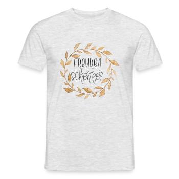 Freudenschenker - Männer T-Shirt - Grau meliert - Vorne - AI Model Male 178 dark (178cm)