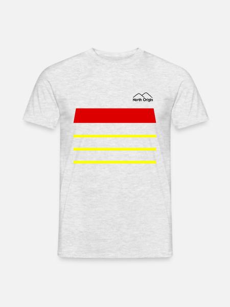 Vintage 98 Linse - Männer T-Shirt - Grau meliert