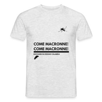 Giovanni From Reggio Calabria - Men's T-Shirt - heather grey - Front - AI Model Male 178 dark (178cm)