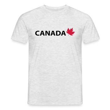 Canada - Männer T-Shirt - Grau meliert - Vorne - AI Model Male 178 dark (178cm)