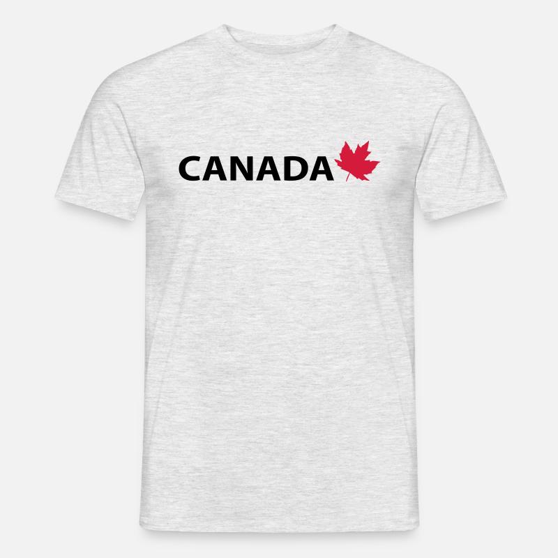 Canada - Männer T-Shirt - Grau meliert