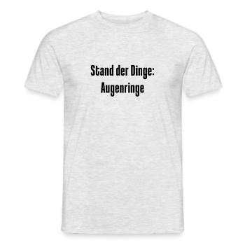 Lustig und Witzig - Männer T-Shirt - Grau meliert - Vorne - AI Model Male 178 dark (178cm)