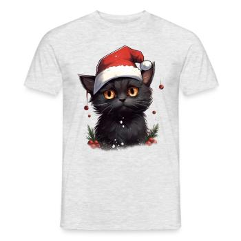 Schnurrbart-Wünsche - Männer T-Shirt - Grau meliert - Vorne - AI Model Male 178 dark (178cm)