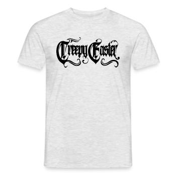 Gruseliges Ostern - Männer T-Shirt - Grau meliert - Vorne - AI Model Male 178 dark (178cm)