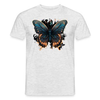 Beautiful Butterflies - Men's T-Shirt - heather grey - Front - AI Model Male 178 dark (178cm)