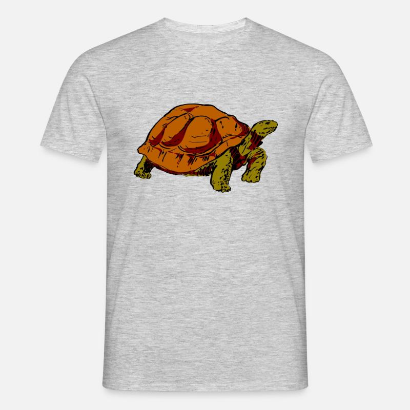 turtle - Men's T-Shirt - heather grey