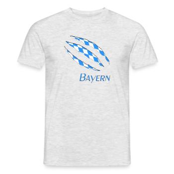 Bayern bayern - Männer T-Shirt - Grau meliert - Vorne - AI Model Male 178 dark (178cm)