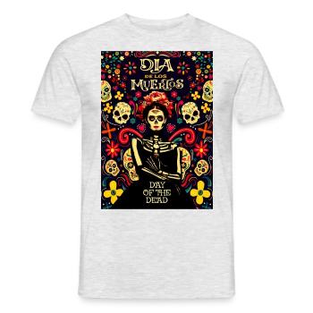 Muertos - T-shirt homme - gris chiné - Devant - AI Model Male 178 dark (178cm)