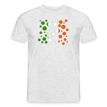 Ireland Bubbles - Männer T-Shirt - Grau meliert - Vorne - AI Model Male 178 dark (178cm)