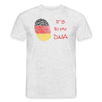 Deutschland Deutschlandflagge Germany - Männer T-Shirt - Grau meliert - Vorne - AI Model Male 178 dark (178cm)