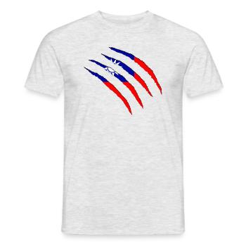 Taiwan - Männer T-Shirt - Grau meliert - Vorne - AI Model Male 178 dark (178cm)