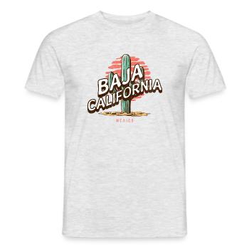 Baja Breeze Adventure - Men's T-Shirt - heather grey - Front - AI Model Male 178 dark (178cm)