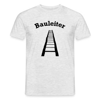 Funny Construction Supervisor Construction Site Accessories - Men's T-Shirt - heather grey - Front - AI Model Male 178 dark (178cm)