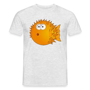Blowfish - T-shirt homme - gris chiné - Devant - AI Model Male 178 dark (178cm)