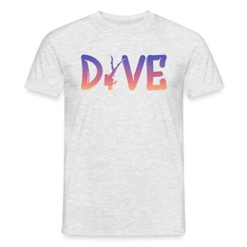 Dive Diving Tauchen - Männer T-Shirt - Grau meliert - Vorne - AI Model Male 178 dark (178cm)