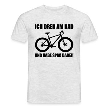 Funny bike saying T-shirt bike gift idea - Men's T-Shirt - heather grey - Front - AI Model Male 178 dark (178cm)