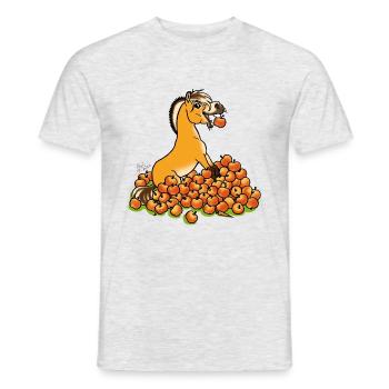 Apple fjord! - Men's T-Shirt - heather grey - Front - AI Model Male 178 dark (178cm)