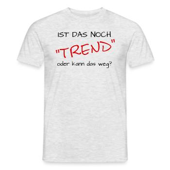 lustiger Spruch Sport - Männer T-Shirt - Grau meliert - Vorne - AI Model Male 178 dark (178cm)