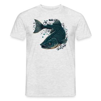 Deep Sea Explorer - Men's T-Shirt - heather grey - Front - AI Model Male 178 dark (178cm)