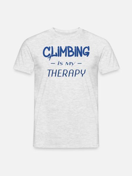Climbing - Männer T-Shirt - Grau meliert