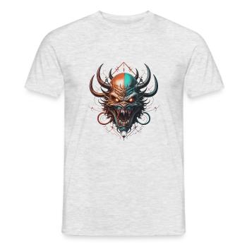 Diablo - T-shirt homme - gris chiné - Devant - AI Model Male 178 dark (178cm)