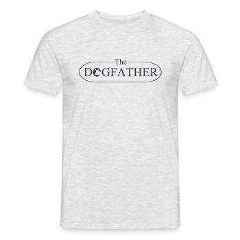 The Dogfather Der Hundevater - Männer T-Shirt - Grau meliert - Vorne - AI Model Male 178 dark (178cm)