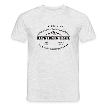 Master Enduro Trail Hacklberg Trail Saalbach Rad - Men's T-Shirt - heather grey - Front - AI Model Male 178 dark (178cm)