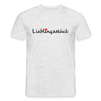Liebling Lieblingsstück - Männer T-Shirt - Grau meliert - Vorne - AI Model Male 178 dark (178cm)