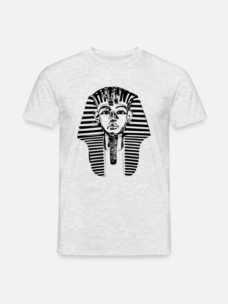 Pharao - Männer T-Shirt - Grau meliert