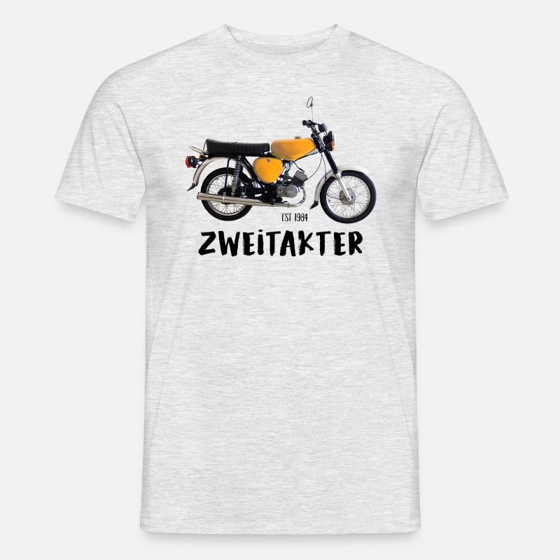 Simson S51 Zweitakter - Männer T-Shirt - Grau meliert