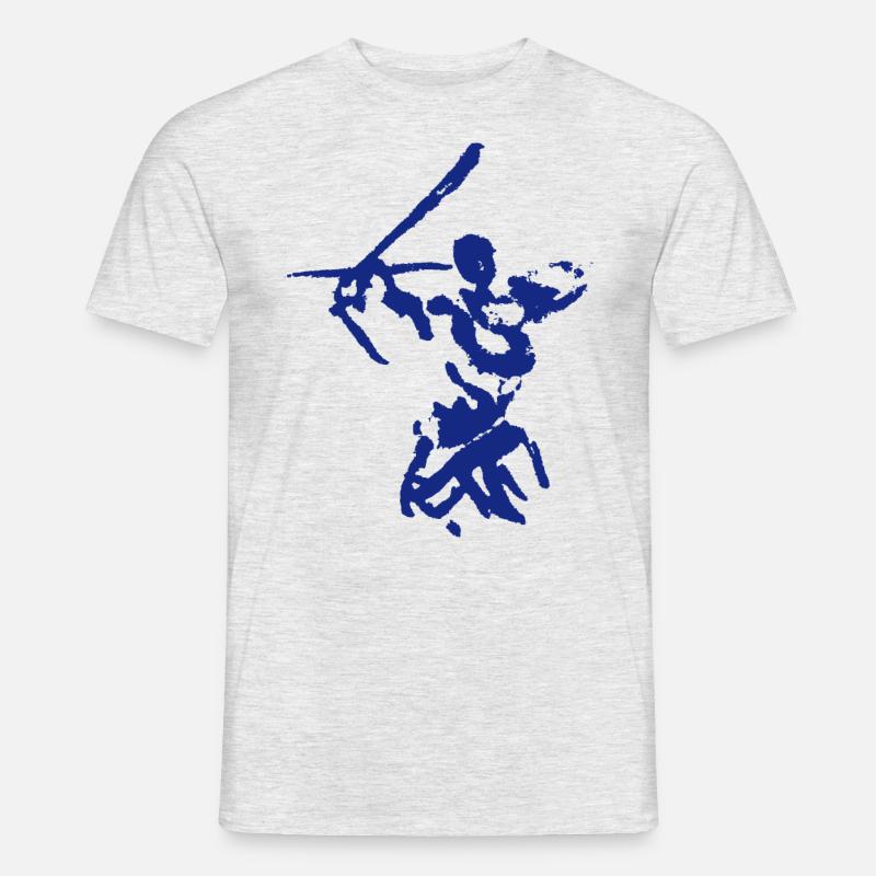 Bogenschütze - Männer T-Shirt - Grau meliert
