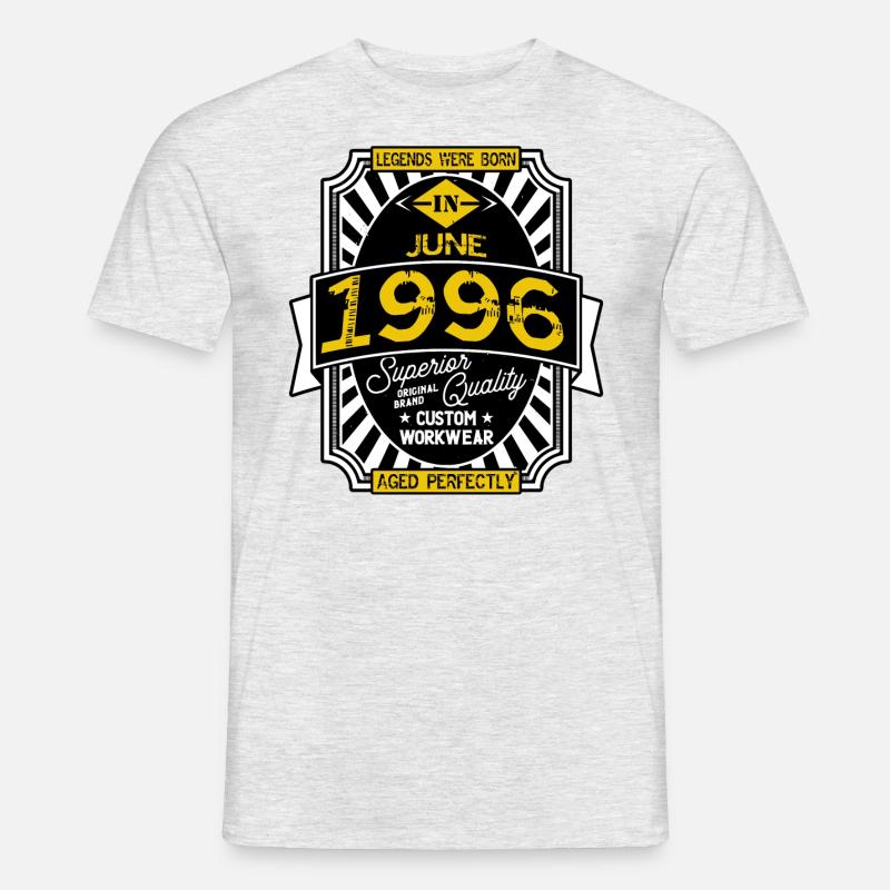 JUNI 1996 - Männer T-Shirt - Grau meliert