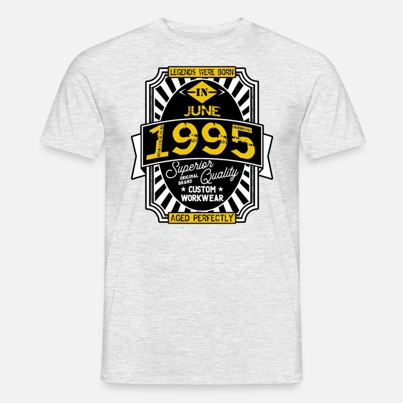 JUNI 1995 - Männer T-Shirt - Grau meliert