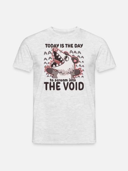 Scream into the Void - Men's T-Shirt - heather grey