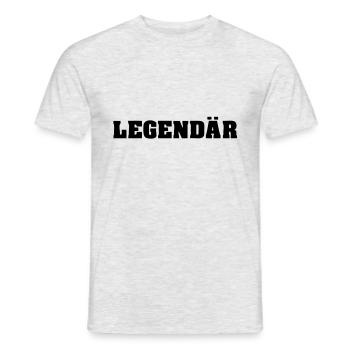 LEGENDARY - T-shirt homme - gris chiné - Devant - AI Model Male 178 dark (178cm)